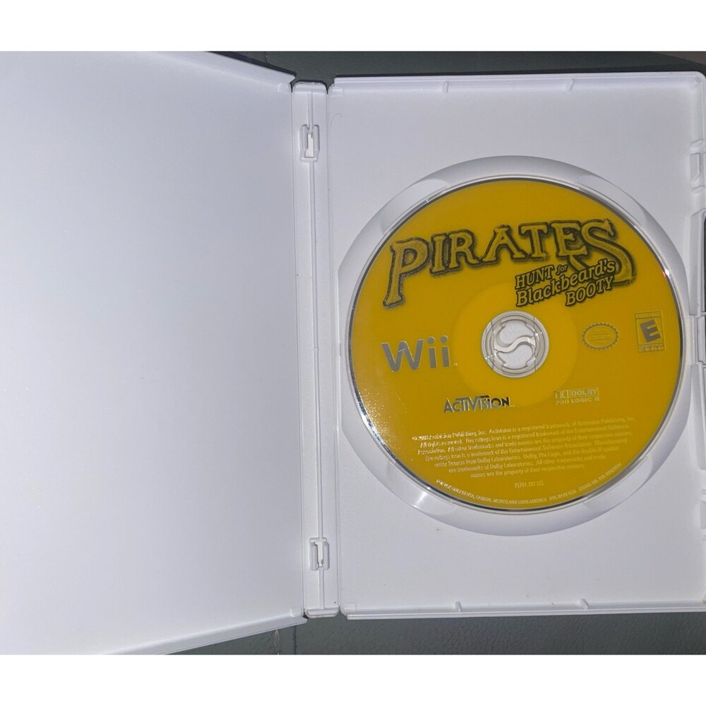 Nintendo Wii Pirates: Hunt for Blackbeard's Booty 2008 FAST SHIPPING